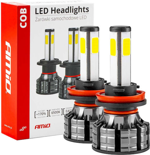 Alista Home Lămpi Autoturismului H9 / H11 / H8 Canbus LED 6500K Alb rece 24V / 12V 38W 4buc