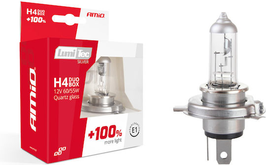 Alista Home Lămpi Autoturismului H4 / P43T Halogen 12V 55W 2buc