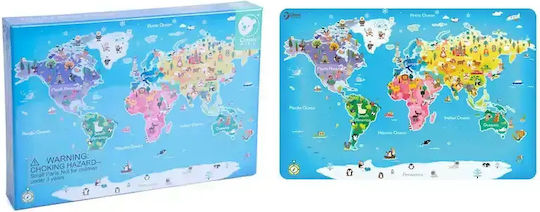 World Map Puzzle 2D