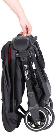 Phil & Teds Go V1 Adjustable Baby Stroller Suitable for Newborn Apple 5kg
