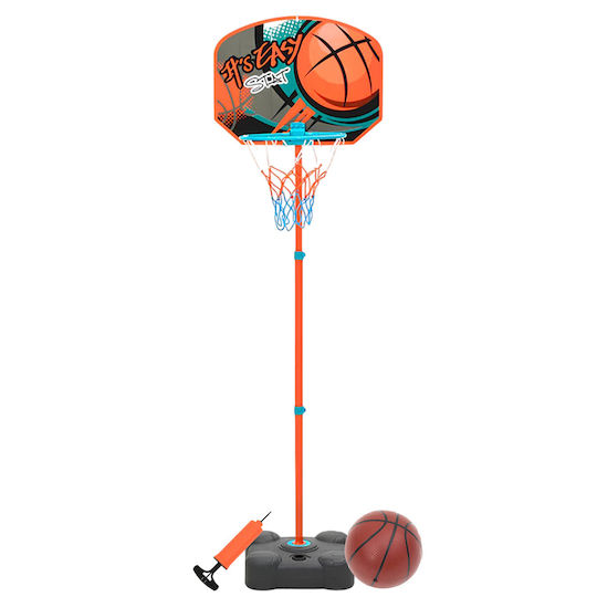 Techkidz Basketball Hoop 141cm Easy Stat Model Orange