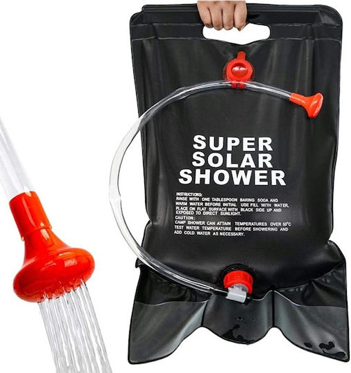 Black 20l Solar Shower Camping Beach