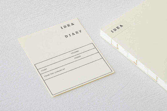 MD Paper Midori Thick Notebook A5 White 148x210mm