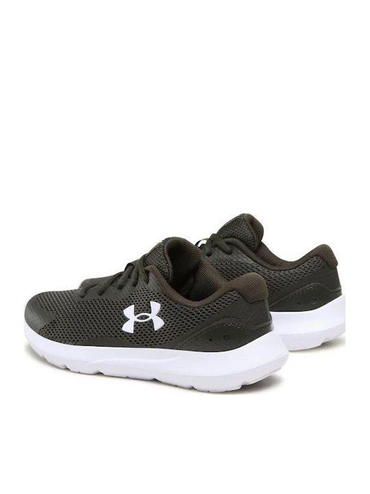 Bgs Surge 3 Kids Sports Shoes Running with Laces Green