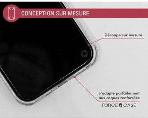 Force Glass Gehärtete Glasfolie 3D Oppo Find X2 Pro Transparent Schwarz