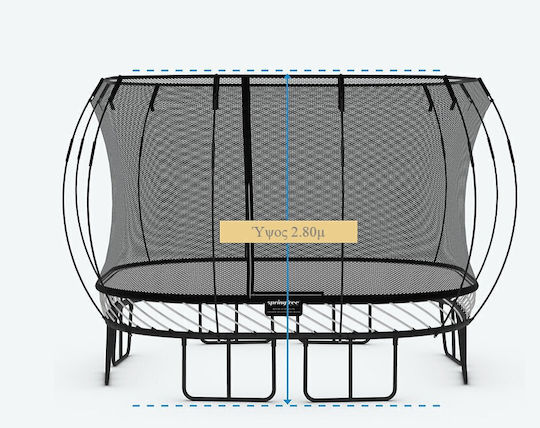 Springfree Springfree Trampolin Für Draußen Mit 340cm Durchmesser Und Netz