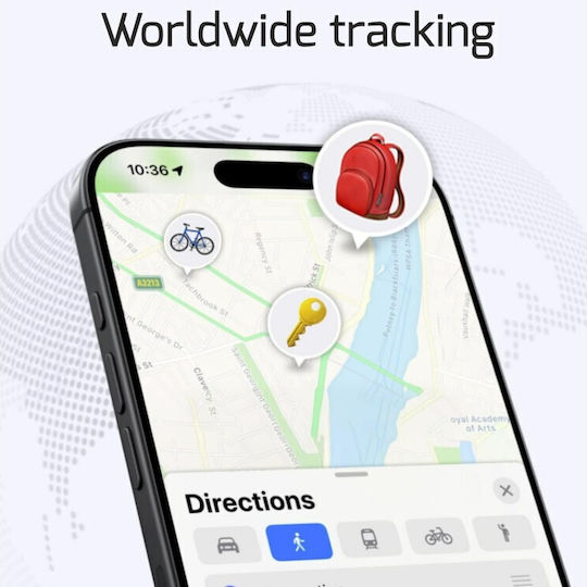 Swissten Find Tag Compatibil Cu Apple Find My Alb