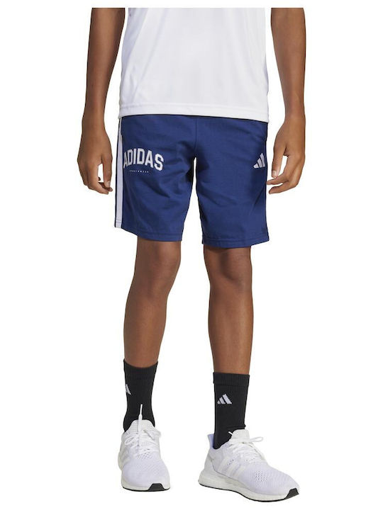 Αθλητικό Παιδικό Σορτς/Βερμούδα 3-stripes Μπλε
