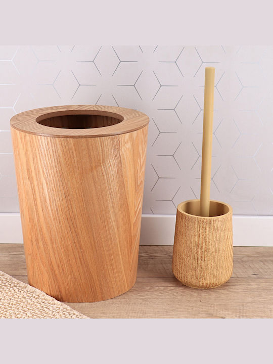 Kunststoff Badezimmer Toilettenbürste Beige
