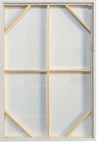 Inthebox Fractal A Πινακας Διακοσμητικος Κορνιζα 82.6x4.3x122.6cm Καμβας Μπεζ Καφε Μαυρο Ps 034673