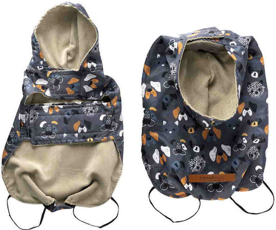 Woofmoda Gray Waterproof Dog Coat with Hood XXLarge / XSmall / Small / Medium / Large / XLarge