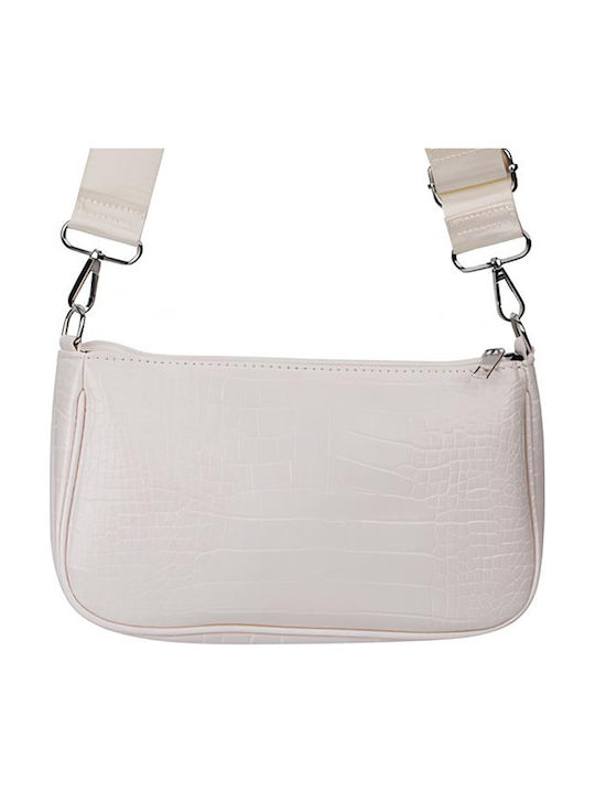 Eko Handbag Round Pocket Ancolis White