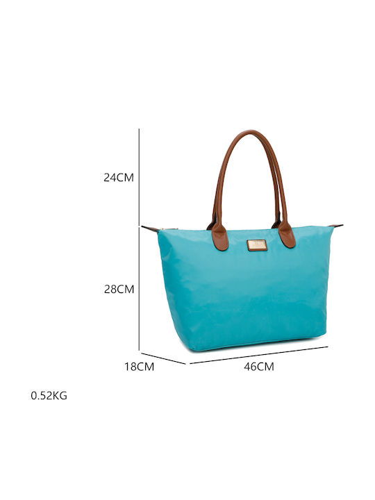 Gallantry Handbag La Balade Size L Turquoise