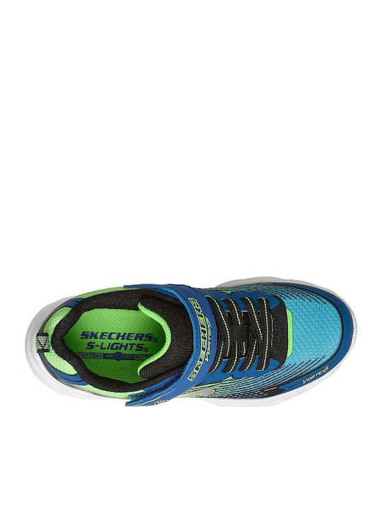 Kids Sneakers with Scratch & Lights Blue