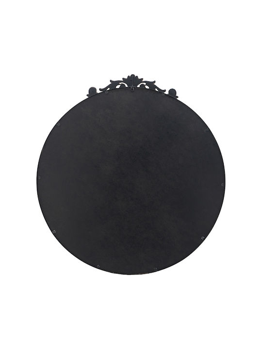 Artekko Dia Wandspiegel mit Schwarz Metallisch Rahmen Durchmesser 91.4cm 1Stück