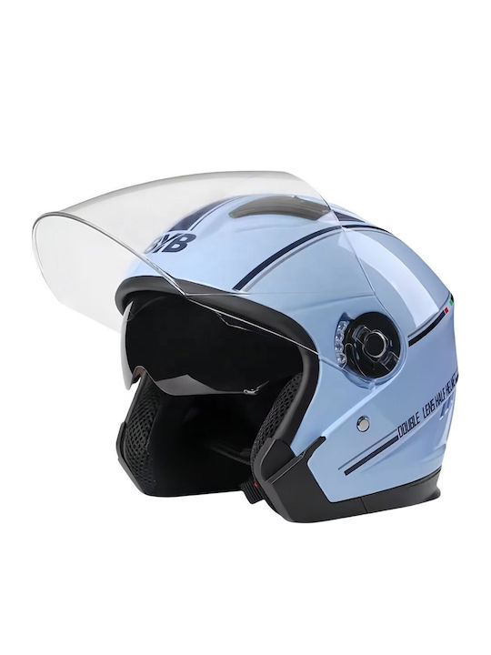 FIXATO Motorradhelm Jet ECE 22.06