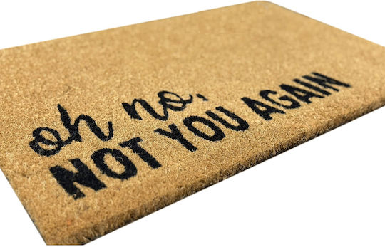 Pol Carpets Entrance Mat made of Coir with Anti-slip Backing 40x60cm Thickness 15mm