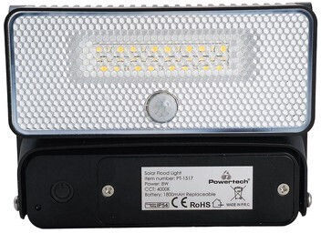 Powertech Solar Light 8W 1000lm Natural White 4000K With Motion Sensor And Photocell IP54 13.6x10.45cm