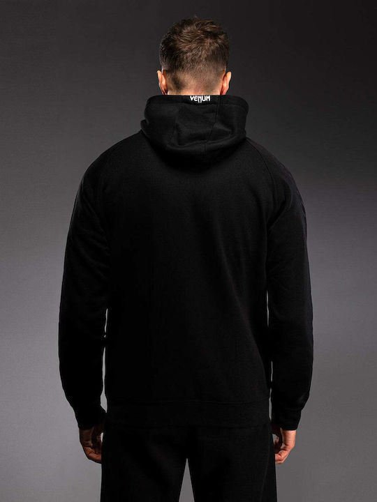 Sweatshirt with Hood Black/white