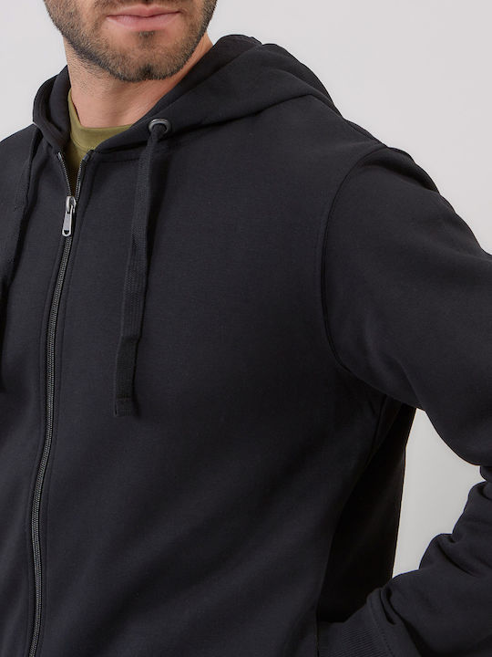 Sweatshirt with Hood Black