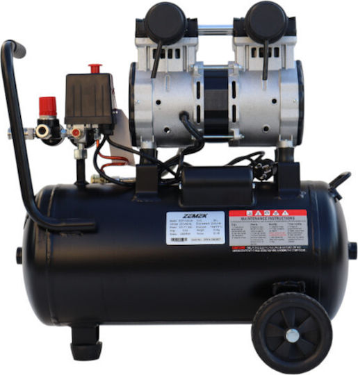Zemek Einphasig Luftkompressor 82dB mit Leistung 1.5hp und Lufttank 24Es DOF1100-24