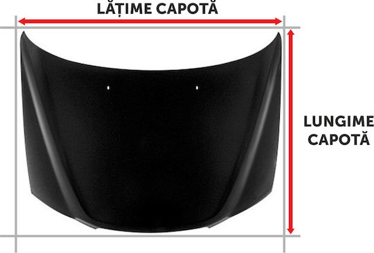 Autocolant Auto Capotă "Hood Art" Rezistent La Intemperii Mărimea S 150 X 110cm Cod Avx-capota-001s