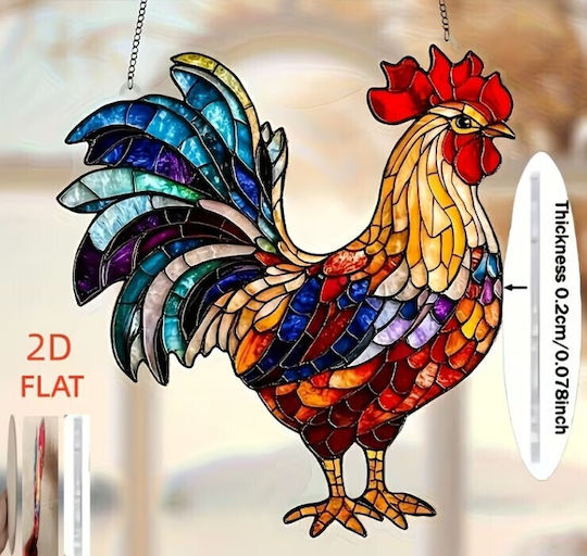 Wanddekoration aus Kunststoff 19x20cm