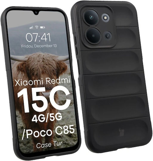 Bizon Tur Back Cover Silicon 2mm Negru (Redmi 15C 5G)