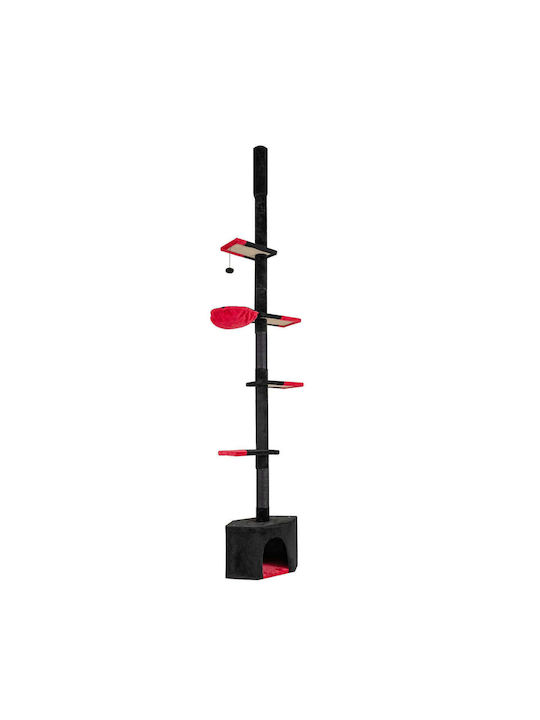 Costway Scratching Post Cat Trees Black Ceiling 5 levels
