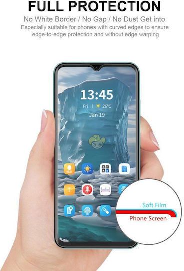 Nokia C22 2 Pieces Screen Cover Enkay Full Glue Soft Hydrogel Explosion Resistant Enkay