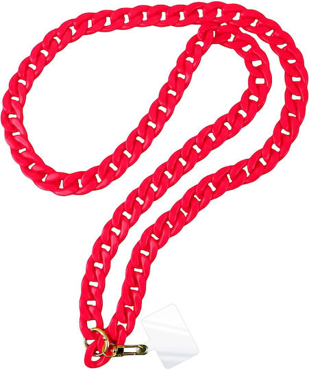 Jaym Smartphone Neck Strap Universal Clip Fashion Model 1.20m Red