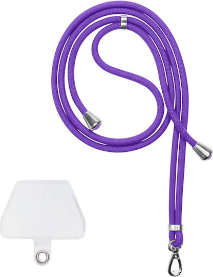Jaym 150cm Nylon Neck Strap Smartphone Universal Mount Purple