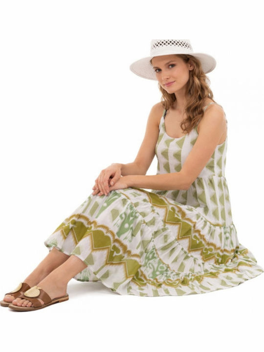 Summer Midi Dress Olive