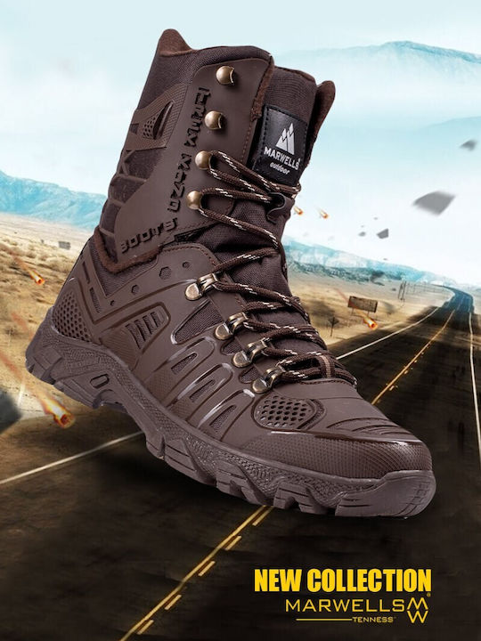 Marwells Männer Wanderschuhe Braun
