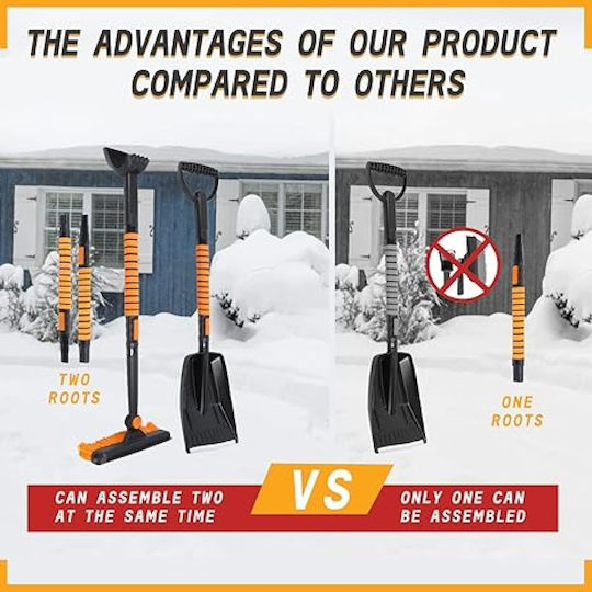 Snow Shovel Telescopic Handle Plastic Handle 7 1