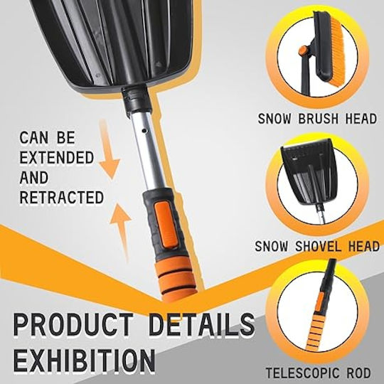 Snow Shovel Telescopic Handle Plastic Handle 7 1