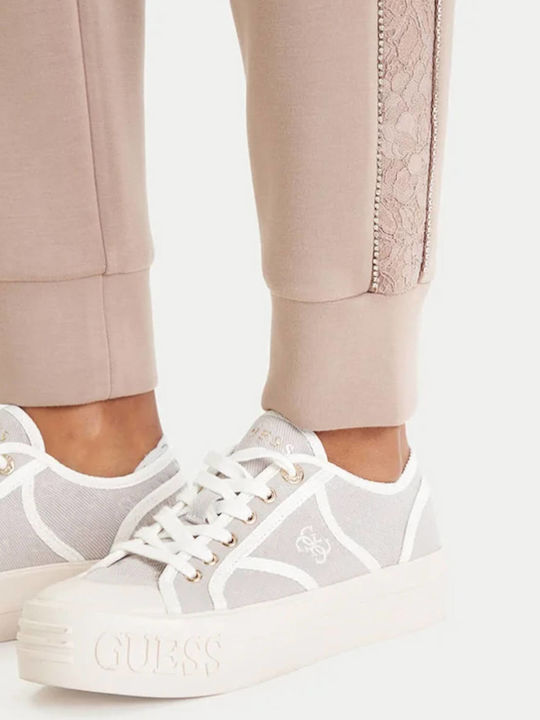 Beige Women's Sweatpants W6RB45KBYE2 A10L