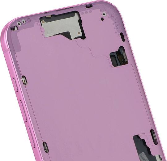 Avizar Zentralrahmenteil Für iPhone 16 Präzise Sicherer Sitz Rosa
