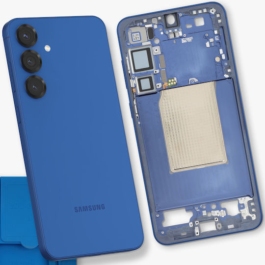 Samsung Original Central Chassis Galaxy S25 Plus Precise Secure Fit Dark Blue
