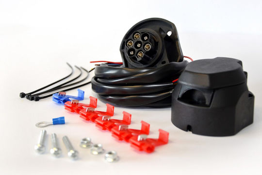 Wiring Kit Trailer Hitch Installation 7-pin Socket Cable Length 1.5m