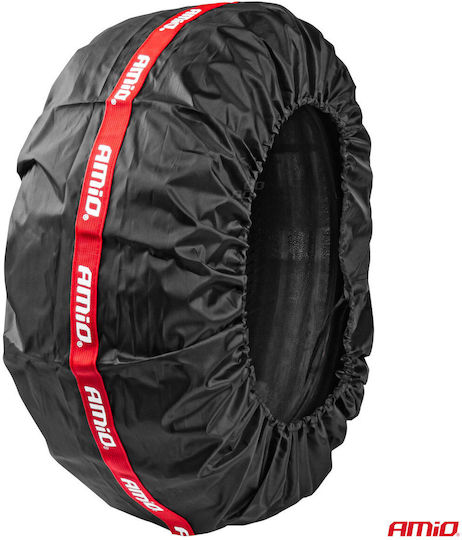 Set 4 Polyester Schutzabdeckungen für Bereifung