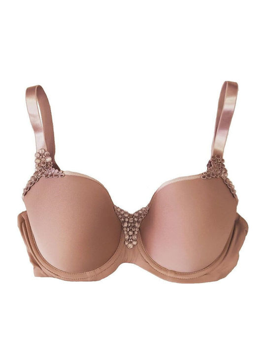 Minimizer Minimizer Bra with Light Padding Underwire Coffee