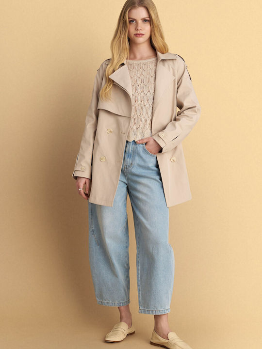 Women's Beige Trench Coat