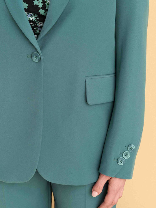 attrattivo Women's Blazer Green