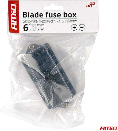 Ceramic Fuse Box Waterproof 6 Sockets 30a Max Automotive Utility Vehicles Trucks Trailers