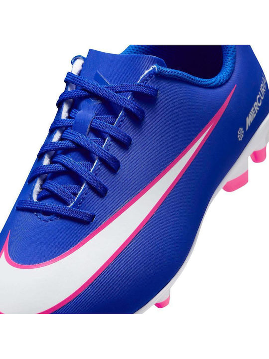 Jr Mercurial MG Kids Soccer Cleats With Molded Blue