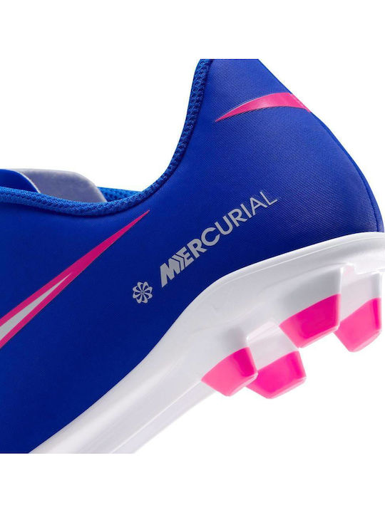 Jr Mercurial MG Kids Soccer Cleats With Molded Blue