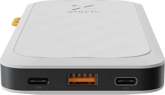Xtorm Power Bank 10000mAh 20W with USB-A Port and 2 USB-C Ports White