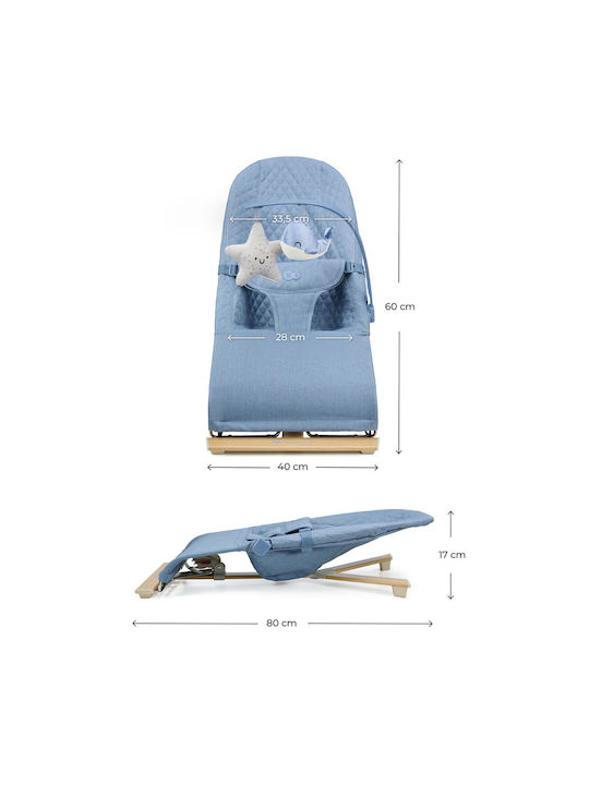 Kinderkraft Ръчен Релакс Бебе Mimi Nordic Breeze за Дете до 9кг