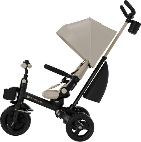 Kinderkraft AVEO 2 Plus Превозно Средство с Ръкохватка за Родител за 9 Месечни Бежов